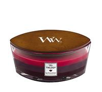 WoodWick Ellipse Trilogy bougie parfumée avec mèche Hearthwick, Baies ensoleillées