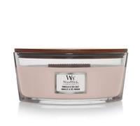 Woodwick Ellipse Vanilla & Sea Salt parfum Cougie 16oz | Jusqu' 50 heures de brlure idale pour la dcoration et les cadeaux de l'habitation
