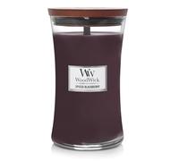 WoodWick grande bougie jarre parfumée avec mèche PluswickMûre épicée