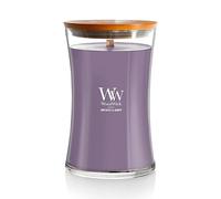 WoodWick Grande bougie parfumée en forme de sablier 609,5 g - Améthyste et ambre