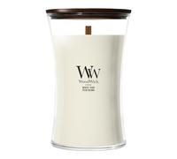 WoodWick Bougie parfumée White Teak mèche en bois 609,5 g
