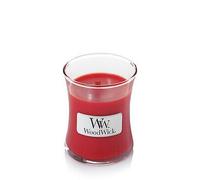 Woodwick Horloge Sablier Petite CRIMSON BERRIES Bougie Parfumée Avec Coton