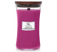 WoodWick Wild Berry & Beets Large Jar bougie en cire Rond Rose 1 pièce(s)