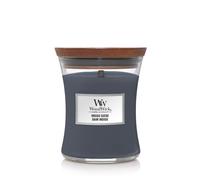 Woodwick Indigo Suede bougie parfumée avec mèche en bois 275 g