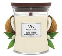 WoodWick Island Coconut bougie en cire Autres Noix de coco Blanc 1 pièce(s)