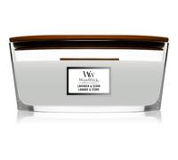 Woodwick Ellipse Bougie Parfumée Avec Mèche En Bois Crépitante | Lavande Et Cèdre | Jusqu'À 50 Heures De Combustion