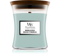 Woodwick Magnolia Birch bougie parfumée avec mèche en bois 275 g