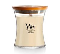 WoodWick Medium Gousse de Vanille Bougie, Cire, Rose, 10 x 10 x 11 cm