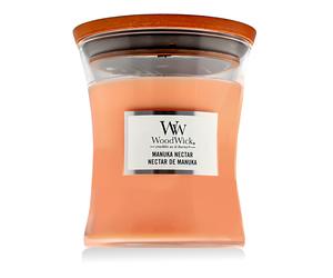 WoodWick Medium Hourglass Candles Bougie parfumée 275 g variante Manuka Nectar