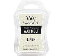 WoodWick Mini-Cire Fondue parfum Lin, Beige, 10 x 7 x 2 cm