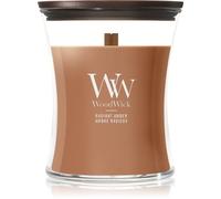 Woodwick Radiant Amber bougie parfumée avec mèche en bois 275 g