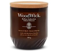 WoodWick Bougie parfumée ReNew Encens et Myrrhe — mèche crépitante — 184 g
