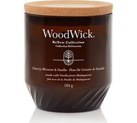 Woodwick Cherry Blossom & Vanilla bougie parfumée avec mèche en bois 184 g