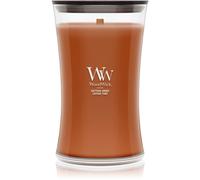 Woodwick Saffron Smoke bougie parfumée avec mèche en bois 610 g