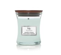 Woodwick Sagewood & Seagrass bougie parfumée avec mèche en bois 85 g