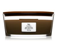 WoodWick Ellipse bougie parfumée avec mèche qui crépite, Sable & Bois flotté, Temps de combustion jusqu'à 50 heures