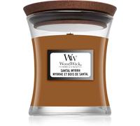 Woodwick Santal Myrrh bougie parfumée avec mèche en bois 85 g