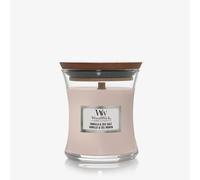Woodwick Vanilla & Sea Salt bougie parfumée avec mèche en bois 85 g