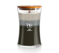 WoodWick Trilogy grande bougie jarre parfumée avec mèche Pluswick, Forêt ensoleillée