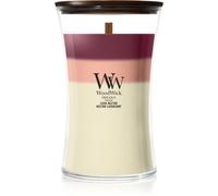 Woodwick Trilogy Lush Nectar bougie parfumée avec mèche en bois 610 g