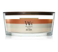 Woodwick Trilogy Vanilla Embers bougie parfumée avec mèche en bois 453.6 g