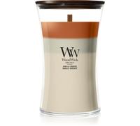 WoodWick Bougie parfumée | Grande bougie sablier | Vanille braises | Cadeaux parfaits pour femmes