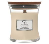 WoodWickBougie parfumée avec mèche crépitante | Bougie Mini sablier à la Vanille | Jusqu'à 20 Heures d'autonomie | Cadeaux Parfaits pour Les Femmes