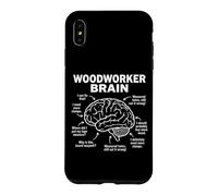 Woodworker Brain Funny Carpenter Woodworking Humour Coque pour iPhone XS Max