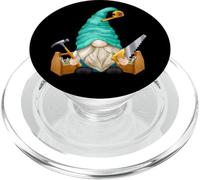 Woodworker Graphic Funny Woodworking GNOME for Carpenters PopSockets PopGrip pour MagSafe