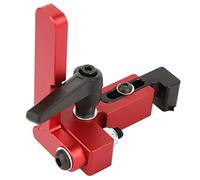 Woodworkg 9 × 9 × 4 Alliage d'acier - 75 Outil de menuiserie Butée de rail à onglet Dispositif de limitation de longueur précise