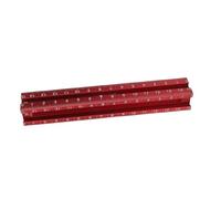 Woodworking 4 Sided Guiding Ruler, Magnetic Leveling Ruler Aluminum Four Sided Scale Ceiling and Floor Tile Positioning Ruler for Cabinets and Tile Layout