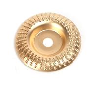 Woodworking Angle Grinder Molding Wheel, 4Inch Wood Shaping Disc Stump Grinder Angle Grinder Wood Carving Disc for Woodworking Cutting Grinding and Shaping (Curved Type)