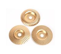 Woodworking Angle Grinder Molding Wheel, 4Inch Wood Shaping Disc Stump Grinder Angle Grinder Wood Carving Disc for Woodworking Cutting Grinding and Shaping (3Pcs Set)