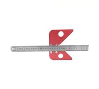 Woodworking Center Scribe 45 Degree Angle Line Gauge Wood Ruled Carpenter Ruler Gauge HT2340