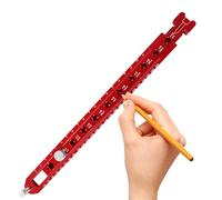 Woodworking Compass Scriber - 13.46inch Aluminum Alloy Marking Tool, Duraable Adjustable Drawing Gauge, Precision Layout Measuring Instrument | Professional Circle Scribing Ruler for Carpentry