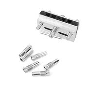 Woodworking Doweling Jig Tool Premium Self Centering Locator Kit For Drilling Holes And Making Joints In Wood Boards Aluminum Alloy 10mm To 55mm Adjustable