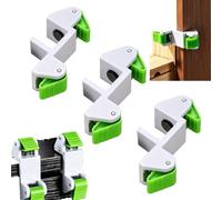 Woodworking Filler Board Installation Clamp, Dual-Sided Spring, Repeatable Alignment Scribe Jig Clamps with Gasket, Operable with One Hand for Kitchen Filler & Cabinet Carcass，3pc
