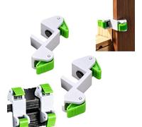 Woodworking Filler Board Installation Clamp, Dual-Sided Spring, Repeatable Alignment Scribe Jig Clamps with Gasket, Operable with One Hand for Kitchen Filler & Cabinet Carcass，2pc