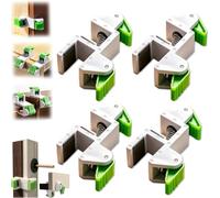 Woodworking Filler Board Installation Clamp,Scribe Jig Fast Clamp Tool，4Pcs | Dual-Sided Spring for Holding,Kitchen Filler Panel Scribing Tool Jig,Aligning and Scribing Cabinet Filler Boards