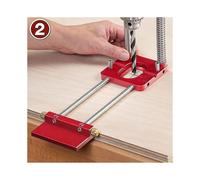 Woodworking Positioning Tool Portable Drill Locator Woodpeckers Precision Positioner with Keyed Chuck Tapered Depth Control Shaft