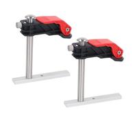 Woodworking Press Clamp 2PCS | Quick Release for Plate & Guide Rail Fixing | Desktop Chute Clamps/Punching Tabletop Tools | Stainless Steel