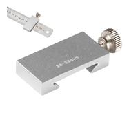 Woodworking Ruler Stopper - High Accuracy Aluminum Alloy Stopper - Positioning Scriber Block | For Carpentry Steel Ruler Measuring Home Repair Construction