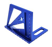Woodworking Square, Woodworking Measure, 5.91x5.12x0.79 Inches Preset Angles, High Precision Miter, Angle Measuring Tool for Engineers, Renovation, and General Carpentry Work, Craftsmen, Carpenters Us