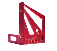 Woodworking Square, Woodworking Measure, 5.91x5.12x0.79 Inches Preset Angles, High Precision Miter, Angle Measuring Tool for Engineers, Renovation, and General Carpentry Work, Craftsmen, Carpenters Us