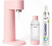 Woody Appareil à gazéifier l'eau (en biocomposite renouvelable) Paquet de base - Rose
