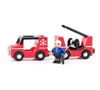 Woody Camion de Pompier avec échelle et Pompier