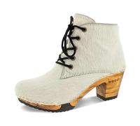 Woody Femme Betty Bottine, Fourrure Blanche, 36 EU