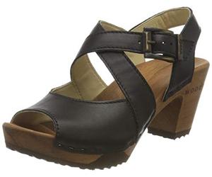 Woody Femme Elenor Sabot, Noir, 42 EU