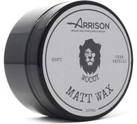 Woody Hair Wax Paste For Men And Women Made In Italy Professional Light Hold Semi-Matte,Non-Greasy,Non-Remanent,Pleasant Scent,100 Ml.