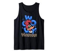 Woody Woodpecker Blue Graffiti Pop Style Débardeur